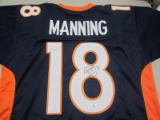 PEYTON MANNING SIGNED AUTOGRAPHED DENVER BRONCOS JERSEY WITH COA