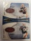 2001 Playoff Honors Rookie Tandems Football Pieces James Jackson/ Quincy Morgan Cleveland Browns RT8