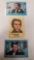 Lot of (3) 1976 Happy Days FONZI Sticker and Trading Cards
