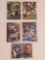 Lot of (5) 1995 NATRONE MEANS Rookie Cards Topps, Fleer, Flair