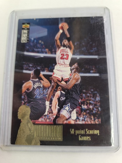 1995-96 Michael Jordan UD Collectors Choice “50 Point Scoring Games” Insert #JC10