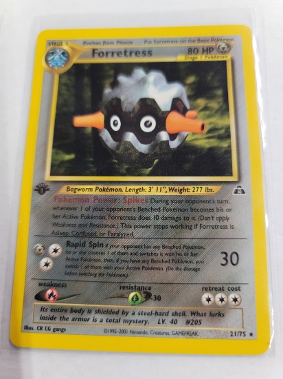 FORRETRESS #21/75 Non-Holo RARE NEO DISCOVERY Pokémon 1st Edition LIMITED Mint/NM