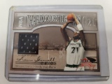 2004-2005 Fleer Sweet Sigs KEVIN GARNETT Harcourt Heroics Minnesota Timberwolves JERSEY #119/223