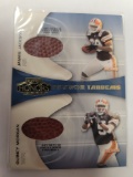 2001 Playoff Honors Rookie Tandems Football Pieces James Jackson/ Quincy Morgan Cleveland Browns RT8