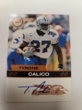 2003 Press Pass TYRONE CALICO Autograph Blue Raiders Middle Tennessee