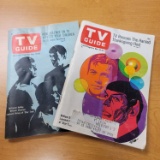 Lot of (2) Vintage STAR TREK TV Guides 1967 Nov 18-24 1967, Aug 24-30 1968
