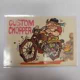 1972 DONRUSS Silly Cycles Sticker CUSTOM CHOPPER #21