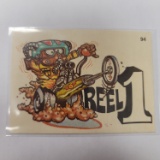 1970 Donruss ODDEST ODD RODS Sticker REEL 1 #94