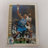1992-93 Hoops ALONZO MOURNING Rookie Card #361 Charlotte Hornets