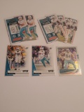 Lot of (9) 2020 Miami Dolphins Cards Panini Contenders Optic