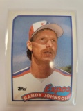 1989 Topps RANDY JOHNSON Rookie Card #647 Expos