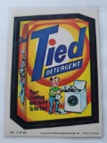 1979 Topps Wacky Packages TIED DETERGENT Sticker  #7 of 66