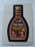 1979 Topps Wacky Packages FISH-BONE Sticker #17 of 66