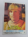 1978 Battlestar Galactica DIRK BENEDICT is Lt. Starbuck Card #2