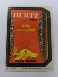 1979 Topps Wacky Packages Series I HURTZ #27 of 66 Sticker