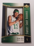 2004-2005 Upper Deck Sweet Shot Rookie DELONTE WEST card #125 Boston Celtics # 0178/1250