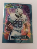 1995 Topps Finest MARSHALL FAULK Rookie #125 with Peel Coating