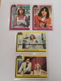 Lot of (4) 1977 CHARLIE'S ANGELS Trading Cards