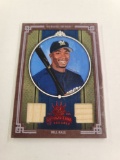 BILL HALL 2005 DONRUSS DIAMOND KINGS RED #127 DUAL GAME BAT Milwaukee Brewers #083/100 SP