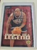2003-04 Michael Jordan UD Victory Farewell To A Legend Card #229 FOIL Chicago Bulls