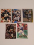 Lot of (5) NATRONE MEANS Rookie Cards Topps, Classic, SP, Pacific