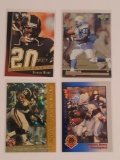 Lot of (5) 1995 NATRONE MEANS Rookie Cards San Diego Chargers Bowman, Proset, Fleer