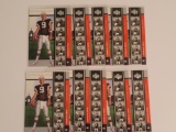 Lot of (10) Upper Deck CHARLIE FRYE Rookies Card #6 QB Cleveland Browns University of Akron