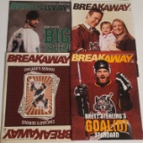 Lot of (4) Hockey CHICAGO WOLVES Breakaway Magazines