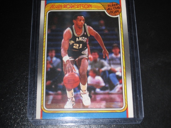 ALVIN ROBERTSON 1988 FLEER - ALL STAR TEAM #128