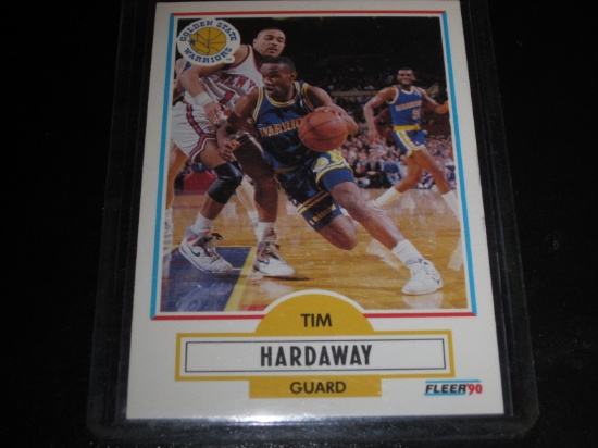 TIM HARDAWAY 1990 FLEEER #63 GOLDEN STATE!