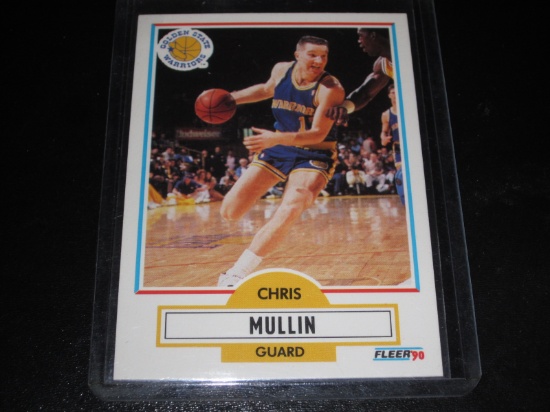 CHRIS MULLIN 1990 FLEER #66 GOLDEN STATE!