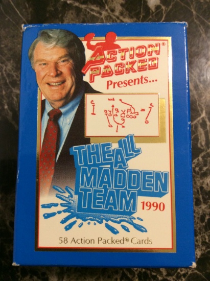 1990 Action Packed “The All Madden Team” 58 cards