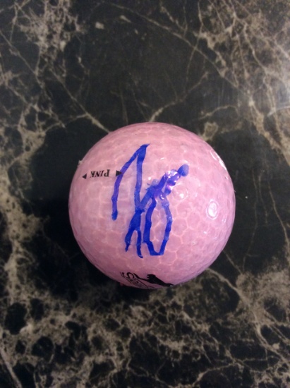 Sergio Garcia Autographed Golf Ball with Certified COA