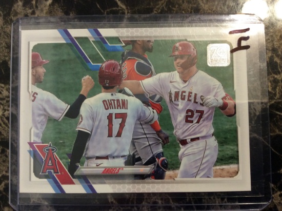 2021 Topps 70th Ohtani, Trout