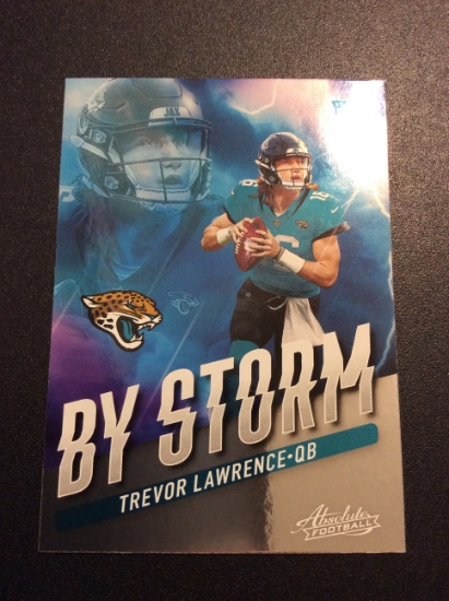 2021 Absolute Trevor Lawrence “By Storm” Rookie Insert