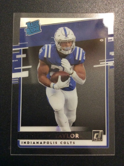 2021 Donruss Clearly Jonathan Taylor “Rated Rookie” Acetate