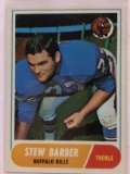 1968 Topps Football #44 Stew Barber Bills Penn State Set Break