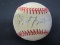Brett Butler Braves signed ONL baseball CAS COA