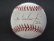 Jose Valentine signed ROMLB baseball COA