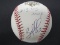 Salvador Perez signed WS baseball JSA COA