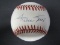 Willie Mays Giants signed ONL baseball PAAS COA