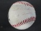 Hank Aaron Braves signed baseball BAS COA