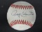 Rocky Colavito signed OAL baseball JSA COA