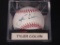 Tyler Colvin Cubs signed baseball CAS COA