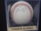 Yonder Alonso Indians signed baseball COA