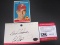 Curt Simmons Signed Index Card CAS Coa