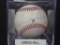 Greg Hill Twins signed baseball COA