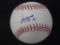 Alexi Ogando signed baseball 9/150 DA COA