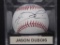 Jason Dubois Cubs signed baseball CAS COA