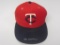 Ken Landreaux Twins GU baseball hat COA